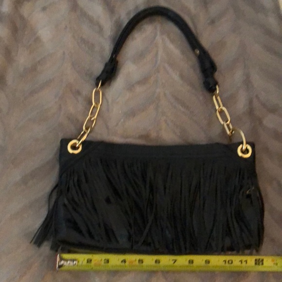 MAXX New York  leather and patent leather fringe - Picture 7 of 11